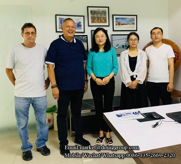 Philippine customers visit DOING company