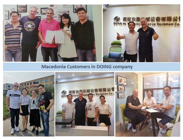 Macedonian customers visited we DOING 