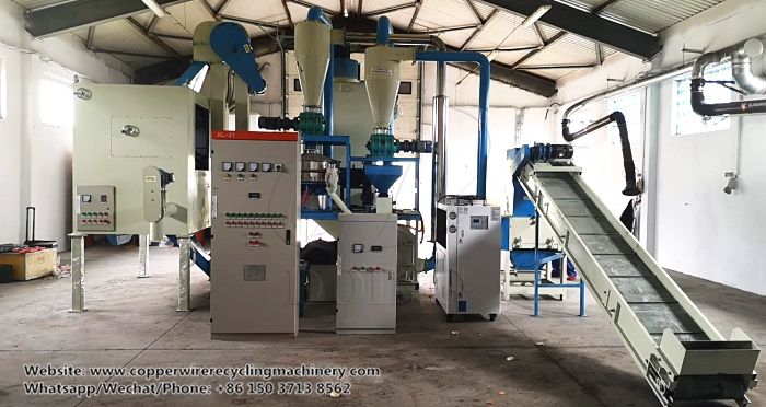 plastic and aluminum recycling machine