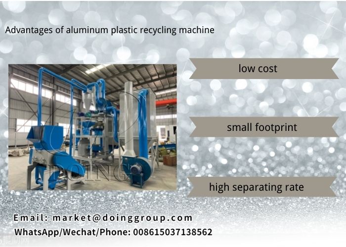 Aluminum plastic separation machine