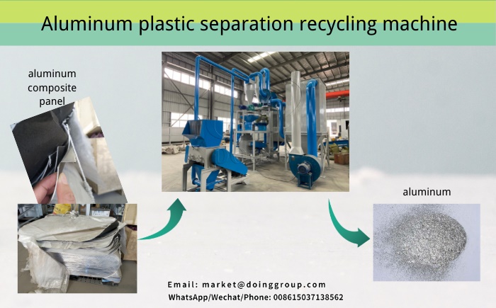 aluminum plastic panel recycling machine