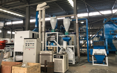 Indian customer ordered an aluminum plastic recycling machine from DOING